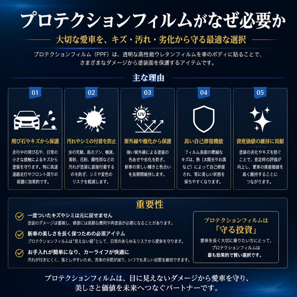 2. リアバンパープロテクションフィルムの必要性
