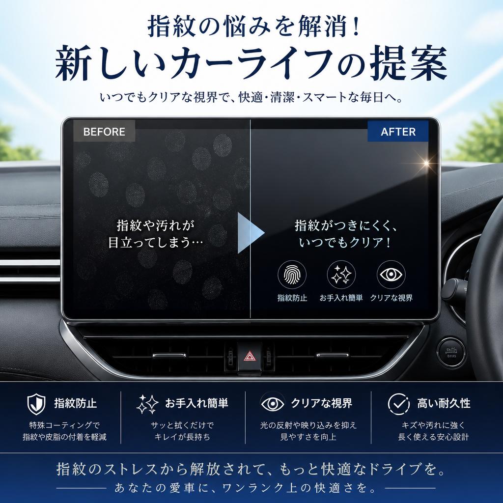指紋の悩みを解消！新しいカーライフの提案