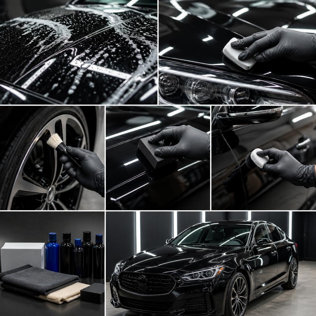 TRUST CAR DETAILINGの施工方法